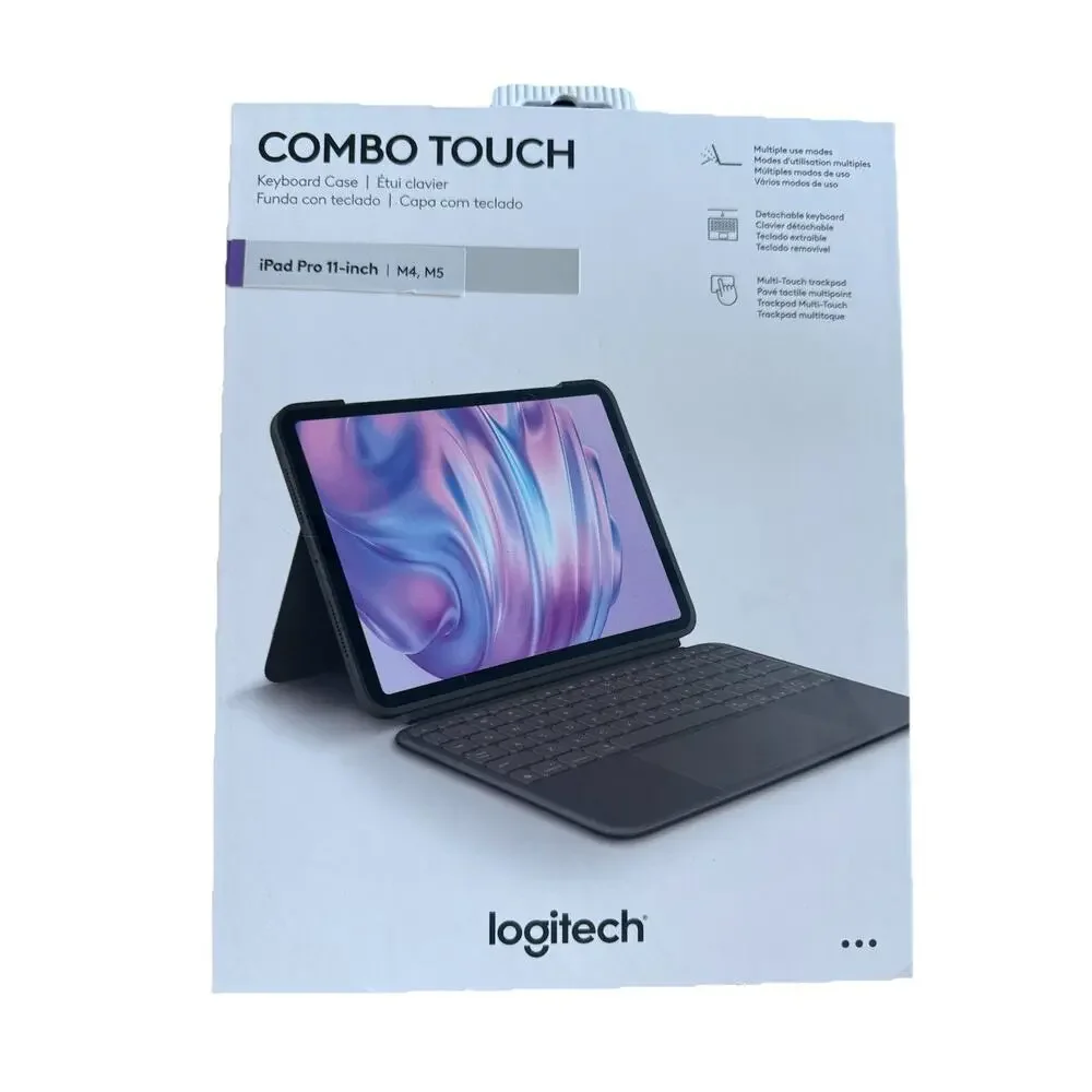 Logitech Combo Touch Keyboard Case for Apple iPad Pro 11" - Picture 1 of 2